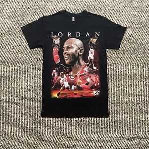 Michael Jordan Black Graphic Tee